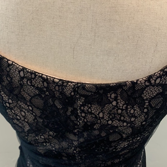 Classic Little Black dress with Bkack Netting - Picture 7 of 16